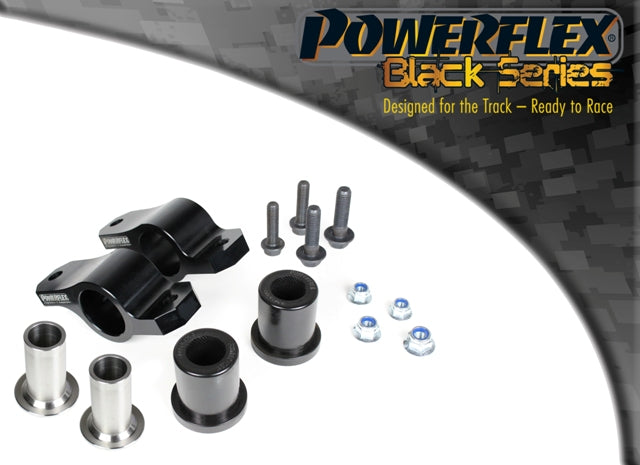 Bucsa poliuretan Powerflex spate brat fata (offset caster) (Negru) - Ford Focus