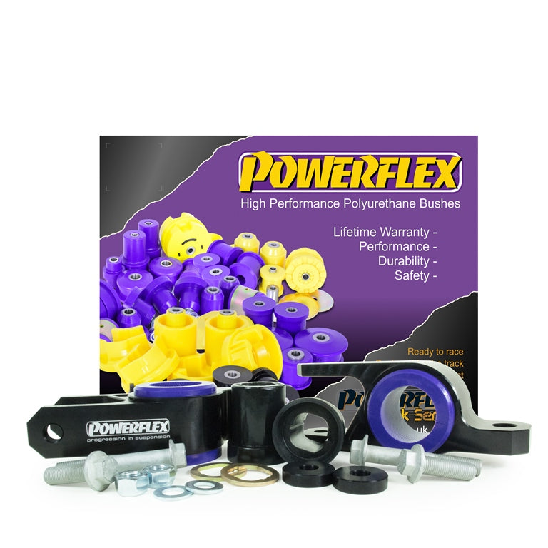 Bucse poliuretan Powerflex brat fata, prindere spate (cu caster deplasat, anti-ridicare) - Honda Civic FK8 - Mov (2 buc)