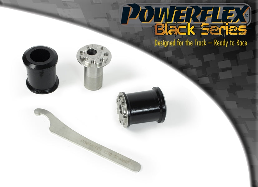 Bucsa poliuretan Powerflex fata brat fata (camber reglabil) (Negru) - Hyundai i30, Kia Niro
