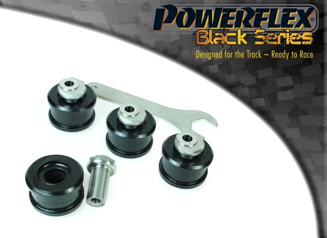 Bucse poliuretan Powerflex brat fata superior (camber reglabil) - Audi A4 B9, S4 B9, RS4 B9 - Negru (4 buc)