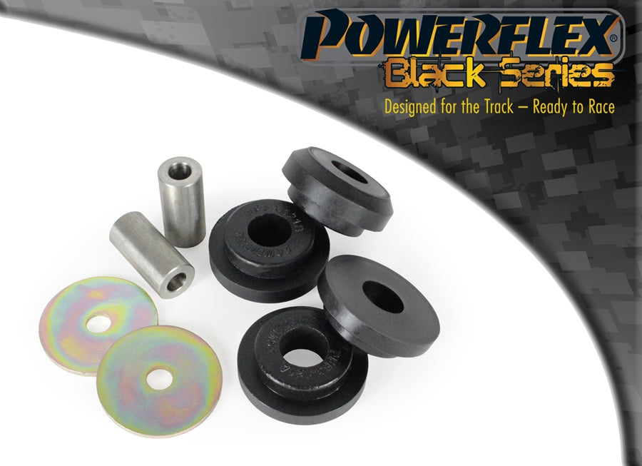 Bucse poliuretan Powerflex subcadru fata 10mm, prindere spate - Audi 80 B3 / B4 - Negru (2 buc)