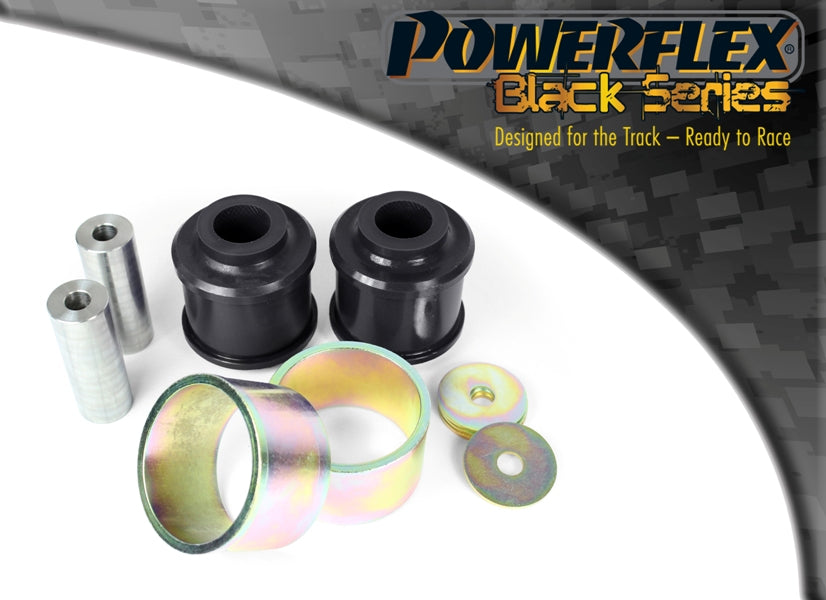 Bucsa poliuretan Powerflex brat de reactie fata inferior (la sasiu) (Negru) - Audi A4/S4/RS4/A6, Porsche Macan