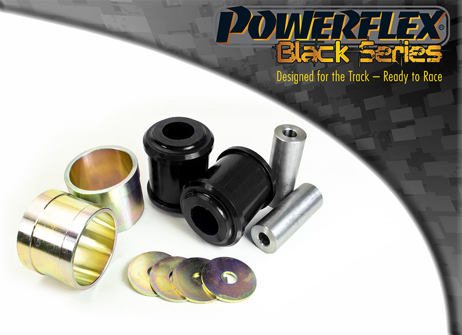 Bucsa poliuretan Powerflex brat de reactie fata inferior (la sasiu) (Negru) - Audi A4/S4/RS4