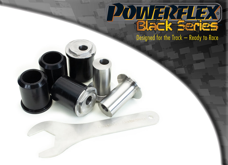 Bucsa poliuretan Powerflex brat fata superior (camber reglabil) (Negru) - Fiat 124, Mazda MX-5