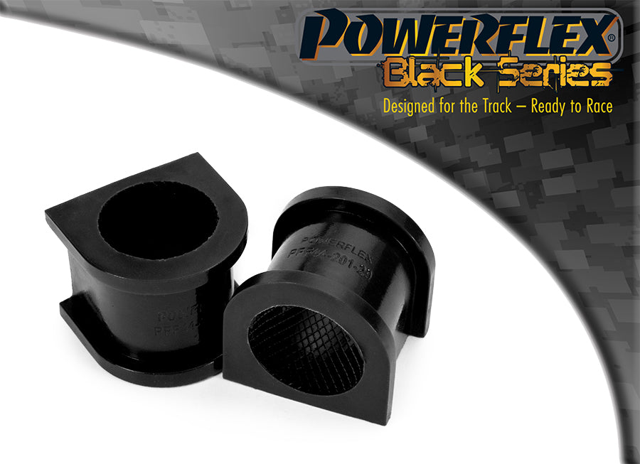 Bucse poliuretan Powerflex bara stabilizatoare fata 29mm - Mitsubishi Lancer Evo 7 / 8 / 9 - Negru (2 buc)