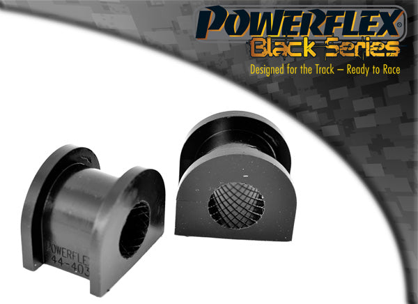Bucse poliuretan Powerflex bara stabilizatoare fata 27mm (la sasiu) - Mitsubishi Lancer Evo 10 - Negru (2 buc)