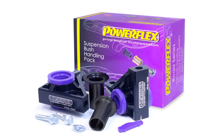 Bucse poliuretan Powerflex brat inferior fata, prindere spate (cu caster deplasat, anti-ridicare) - Nissan GT-R R35 - Mov (2 buc)