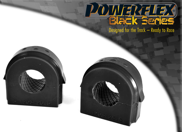 Bucsa poliuretan Powerflex bara stabilizatoare fata 26.5mm (Negru) - BMW Seria 1/Seria 2/Seria 3/Seria 4
