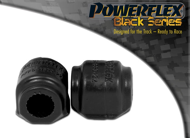 Bucsa poliuretan Powerflex bara stabilizatoare fata 22mm (Negru) - BMW Seria 3 E21