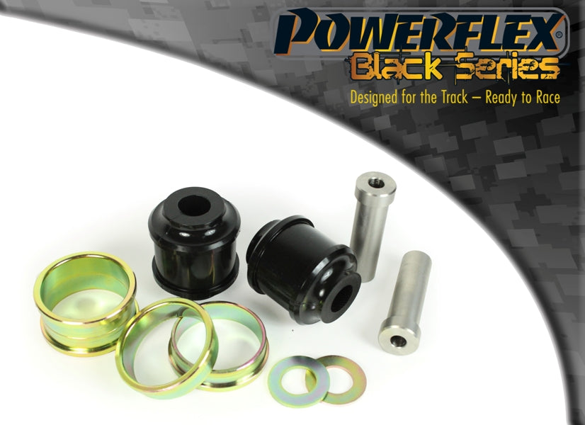 Bucsa poliuretan Powerflex brat de reactie fata (la sasiu) (Negru) - BMW Seria 1/Seria 2/Seria 3/Seria 4