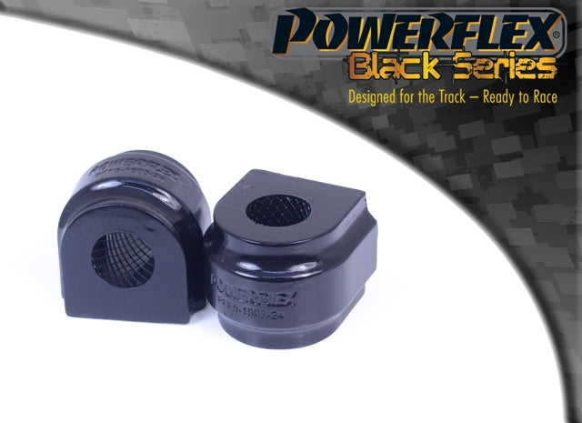 Bucsa poliuretan Powerflex bara stabilizatoare fata 23.6mm (Negru) - BMW Seria 1/Seria 3/Seria 4