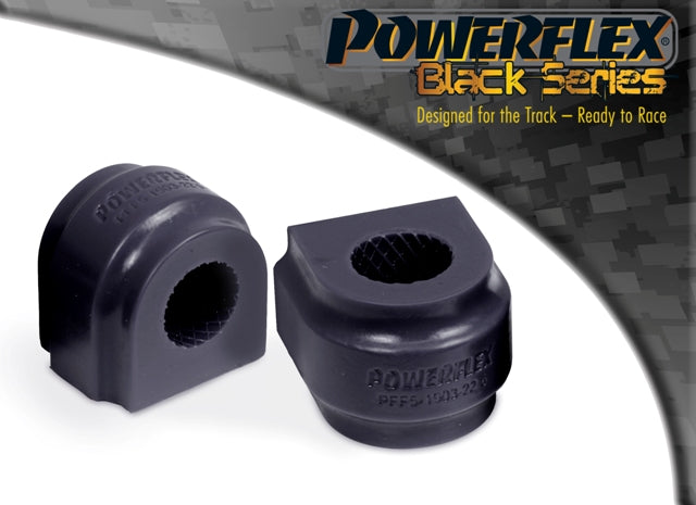 Bucsa poliuretan Powerflex bara stabilizatoare fata 25mm (Negru) - BMW Seria 1/Seria 2/Seria 3/Seria 4