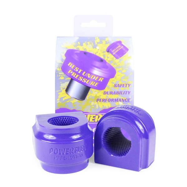 Bucsa poliuretan Powerflex bara stabilizatoare fata 30mm (Mov) - BMW Seria 1/Seria 2/Seria 3/Seria 4