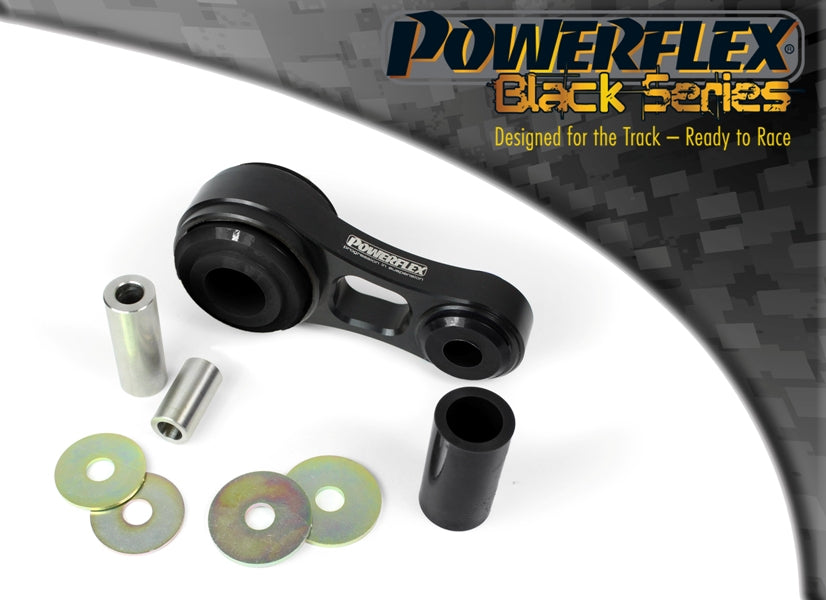 Bucsa poliuretan Powerflex suport tampon anti-torsiune inferior (track) (Negru) - Mini Mini Clubman/Mini