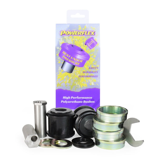 Bucse poliuretan Powerflex brat de reactie fata (offset caster reglabil) - BMW Seria 2 G87, Seria 3 G21 / G80 / G28 / G20, Seria 4 G82 / G22 / G23 / G83 - Mov (2 buc)