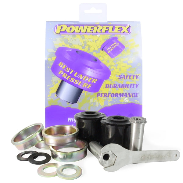 Bucse poliuretan Powerflex brat de reactie fata (offset caster reglabil) - BMW Seria 3 G21 / G80 / G28 / G20 - Mov (2 buc)