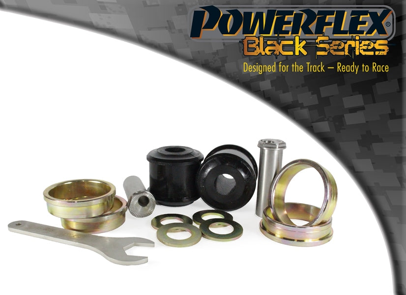 Bucsa poliuretan Powerflex brat de reactie fata (la sasiu) (Negru) - BMW Seria 1/Seria 2/Seria 3/Seria 4