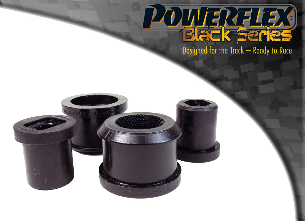 Bucsa poliuretan Powerflex spate brat fata (Negru) - BMW Seria 3