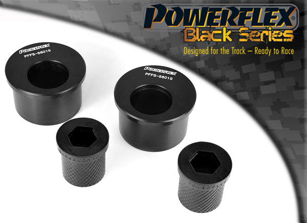 Bucsa poliuretan Powerflex spate brat fata (offset caster) (Negru) - BMW Seria 3