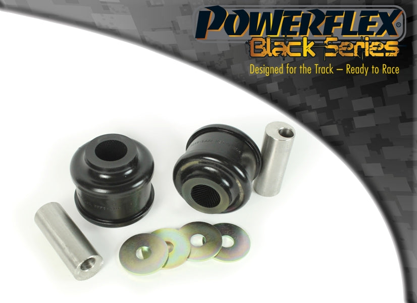 Bucsa poliuretan Powerflex brat de reactie fata (offset caster, la sasiu) (Negru) - BMW Seria 5/Seria 6