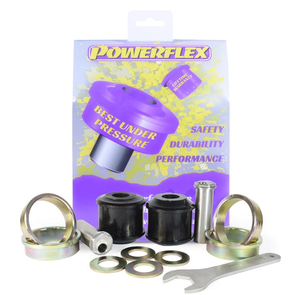 Bucse poliuretan Powerflex brat de reactie fata (offset caster reglabil, la sasiu) - BMW Seria 5 F10 / F11, Seria 6 F06 / F12 / F13 - Mov (PFF5-6201G) (2 buc)