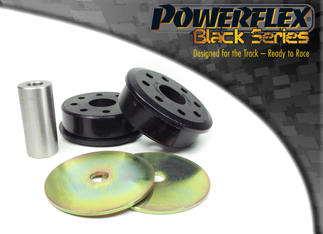 Bucsa poliuretan Powerflex tampon motor inferior spate (circuit si competitie) - Peugeot 206 Phase 1/2, 307 3A/C / 3B / 3E / 3H - Negru