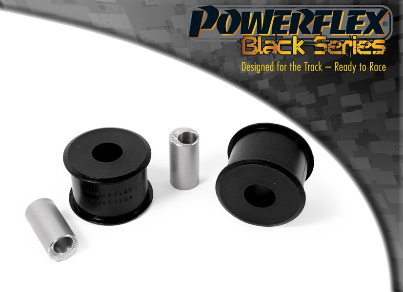 Bucsa poliuretan Powerflex exterioara brat de directie fata (offset caster) (Negru) - Porsche 997/Boxster