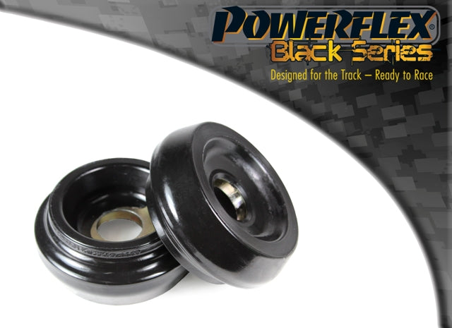 Bucse poliuretan Powerflex suport amortizor fata - Renault Clio 2 / 2 RS - Negru (2 buc)