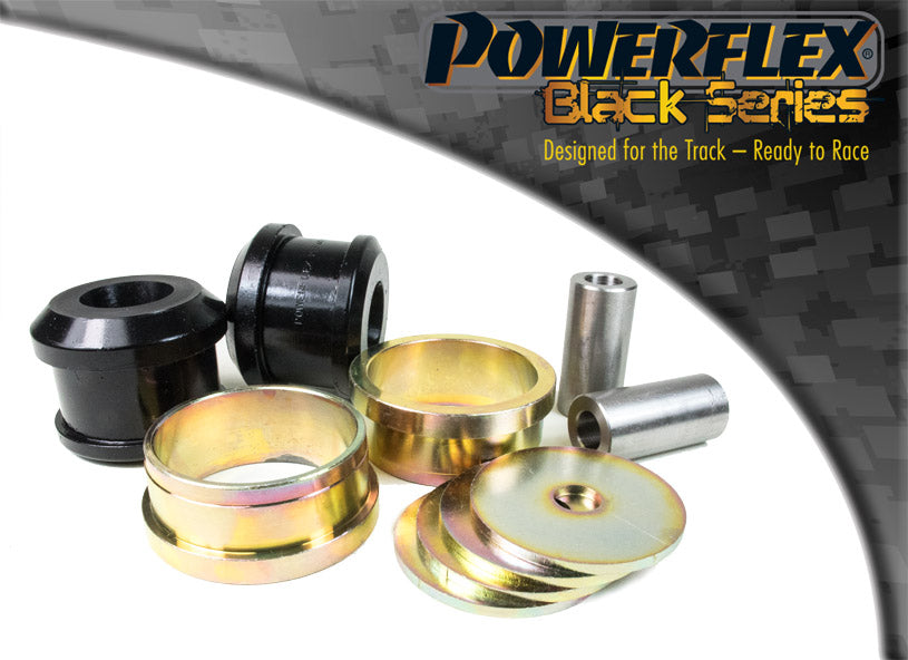 Bucse poliuretan Powerflex brat fata, prindere spate - Renault Megane 2 - Negru (2 buc)