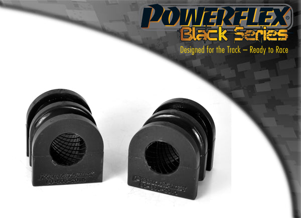 Bucsa poliuretan Powerflex bara stabilizatoare fata 20.5mm (Negru) - Nissan Micra
