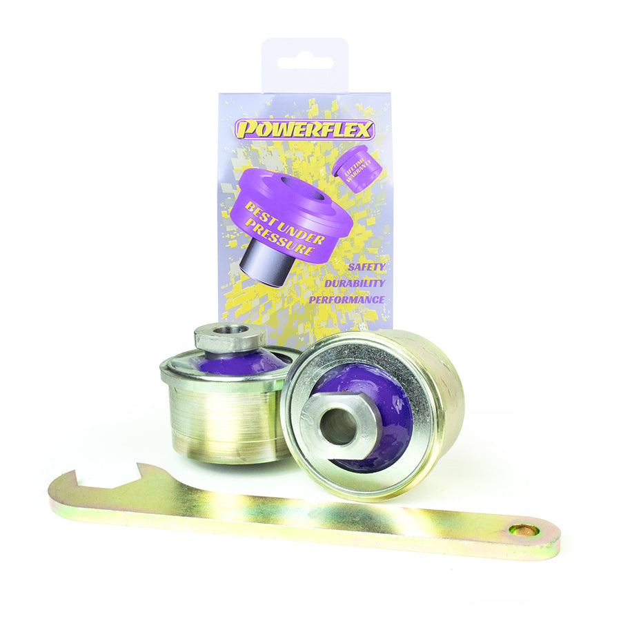 Bucsa poliuretan Powerflex spate brat fata (anti-ridicare, offset caster reglabil) (Mov) - Subaru Legacy (BM/BRS, BM/BR)