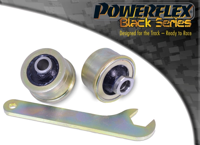 Bucsa poliuretan Powerflex spate brat fata (anti-ridicare, offset caster reglabil) (Negru) - Subaru Legacy (BM/BRS, BM/BR)