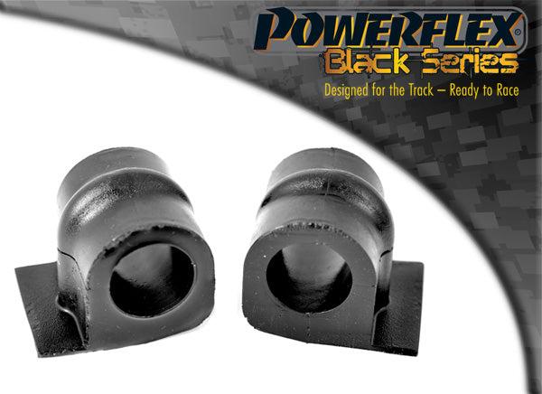Bucse poliuretan Powerflex suport bara stabilizatoare fata 22mm - Opel Astra F - Negru (2 buc)