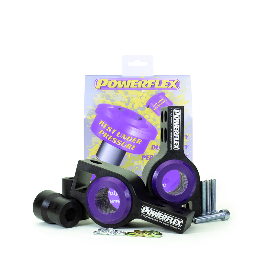 Bucsa poliuretan Powerflex spate brat fata (offset caster, anti-ridicare) (Mov) - Audi A3/S3/RS3, Seat Altea/Leon/Toledo, Skoda Octavia, Volkswagen Golf/Jetta/Scirocco