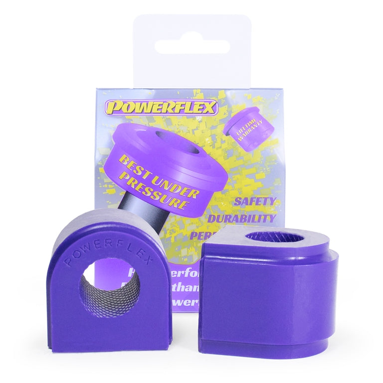 Bucsa poliuretan Powerflex bara stabilizatoare fata 24mm (Mov) - Audi A3/S3/RS3/TT, Seat Altea/Leon/Toledo, Skoda Octavia, Volkswagen Golf/Jetta/Scirocco/Tiguan