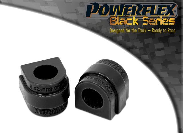 Bucsa poliuretan Powerflex bara stabilizatoare fata 21.7mm (Negru) - Audi A3/S3/RS3, Seat Leon, Skoda Octavia, Volkswagen Golf