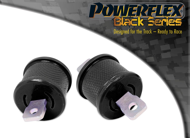 Bucse poliuretan Powerflex brat longitudinal spate, prindere fata - Alfa Romeo 147 937 - Negru (2 buc)