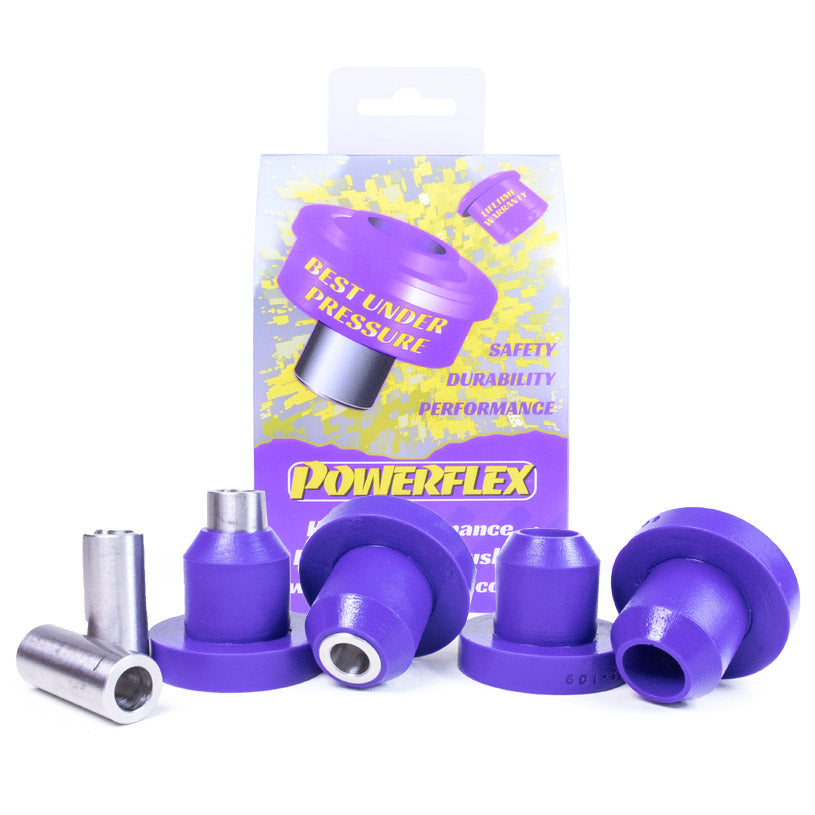 Bucse poliuretan Powerflex suport punte spate - Citroen AX Phase 1/2, Saxo Phase 1/2, Peugeot 106 Phase 1/2 - Mov (4 buc)