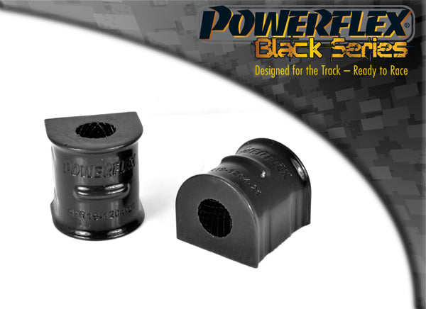 Bucsa poliuretan Powerflex bara stabilizatoare spate 22mm (la sasiu) (Negru) - Ford Focus