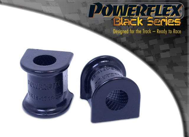 Bucse poliuretan Powerflex bara stabilizatoare spate 22mm - Ford Mustang S550 - Negru (2 buc)