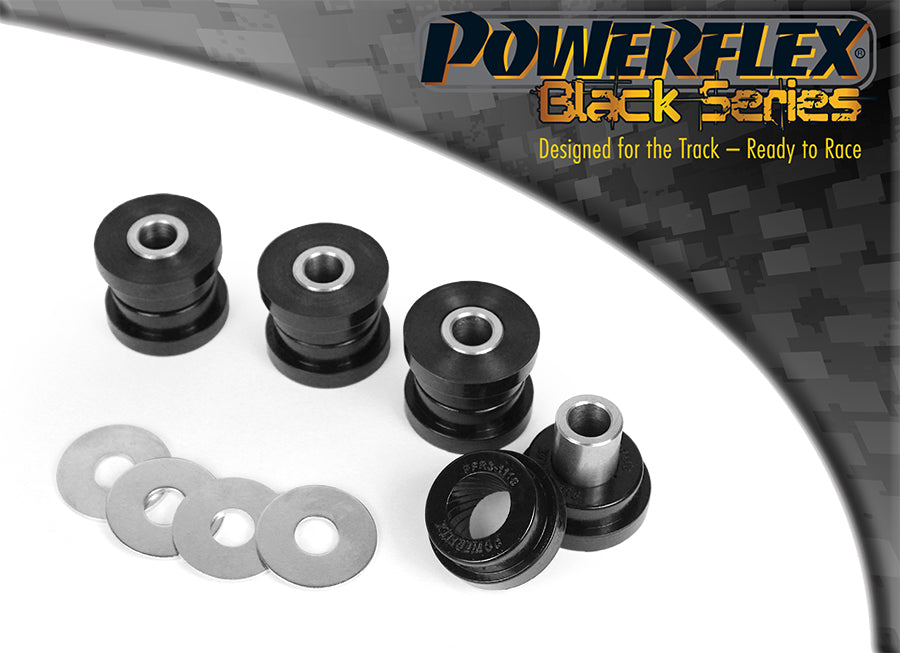 Bucsa poliuretan Powerflex bieleta bara stabilizatoare spate (Negru) - Audi A6