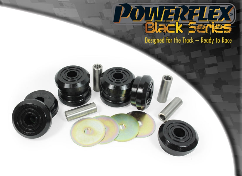 Bucsa poliuretan Powerflex suport subcadru spate (Negru) - Audi 80/A4/S4/RS4