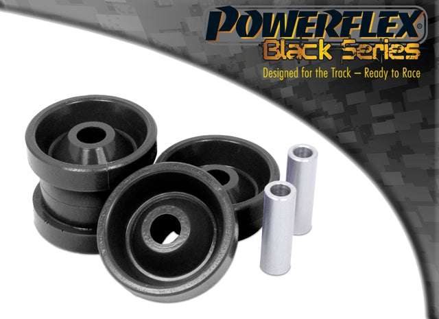 Bucsa poliuretan Powerflex fata brat longitudinal spate (Negru) - Audi A3/S3/RS3/TT, Seat Leon, Skoda Octavia, Volkswagen Golf