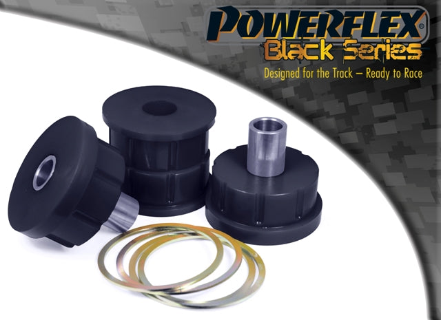 Bucsa poliuretan Powerflex fata subcadru spate (Negru) - Audi A4/S4/RS4