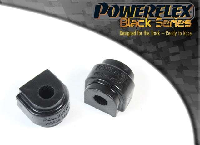 Bucsa poliuretan Powerflex bara stabilizatoare spate (Negru) - Fiat 124