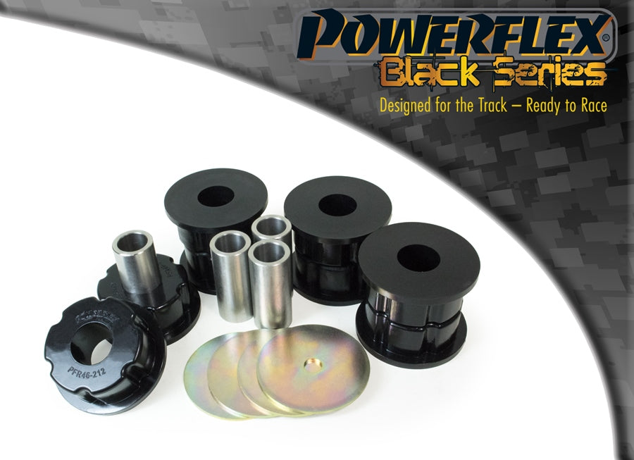 Bucsa poliuretan Powerflex suport subcadru spate (Negru) - Nissan Silvia/200SX/Skyline