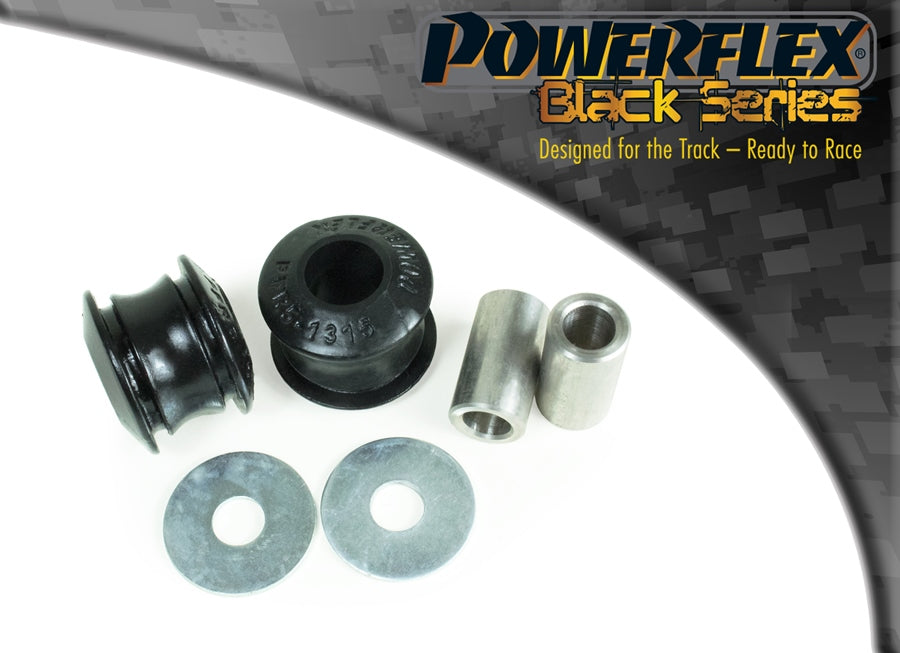 Bucsa poliuretan Powerflex bieleta bara stabilizatoare spate (Negru) - BMW Seria 1/Seria 2/X1/X2, Mini Mini Clubman/Mini/Mini Countryman
