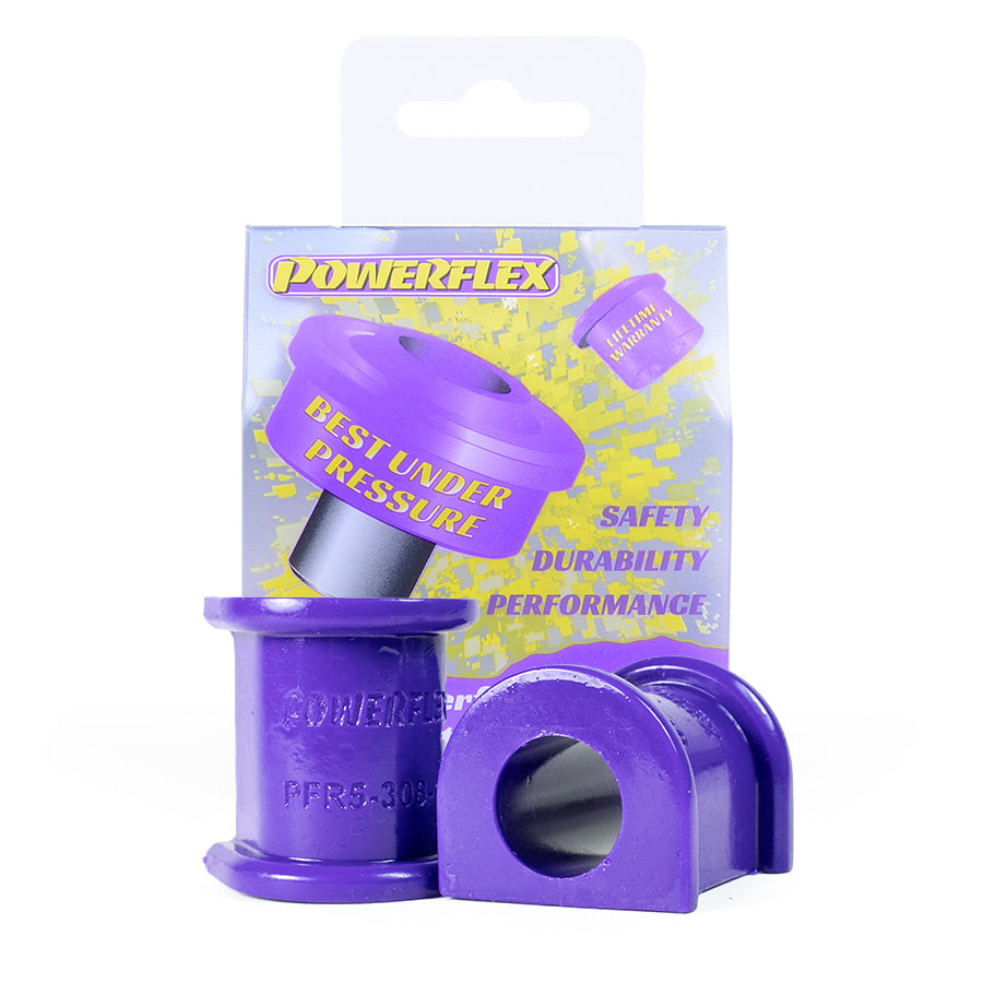 Bucse poliuretan Powerflex suport bara stabilizatoare spate 18mm - BMW Seria 3 E30 - Mov (2 buc)