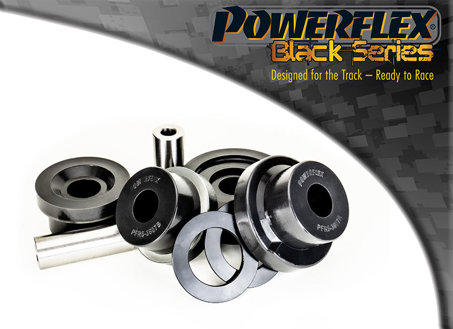 Bucsa poliuretan Powerflex fata suport subcadru spate (Negru) - BMW Seria 3