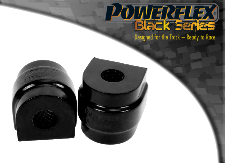 Bucsa poliuretan Powerflex bara stabilizatoare spate 18mm (Negru) - BMW Seria 5/Seria 6